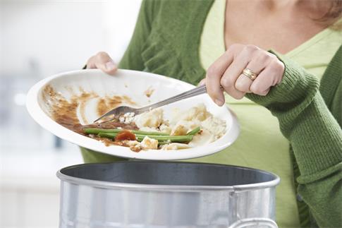 1676048582148915.jpg 攝圖網(wǎng)_300843102_banner_女人把食物剩菜刮進(jìn)垃圾桶(企業(yè)商用).jpg